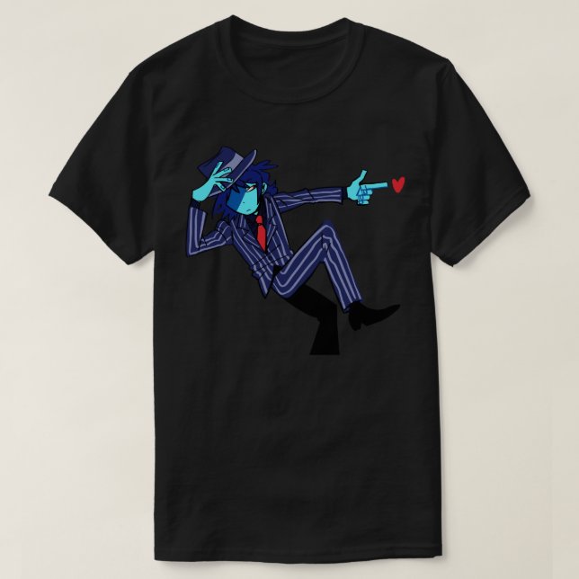 deltarune hjärtbild t shirt (Design framsida)