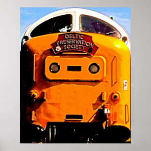Deltic British Diesel Tåg Poster