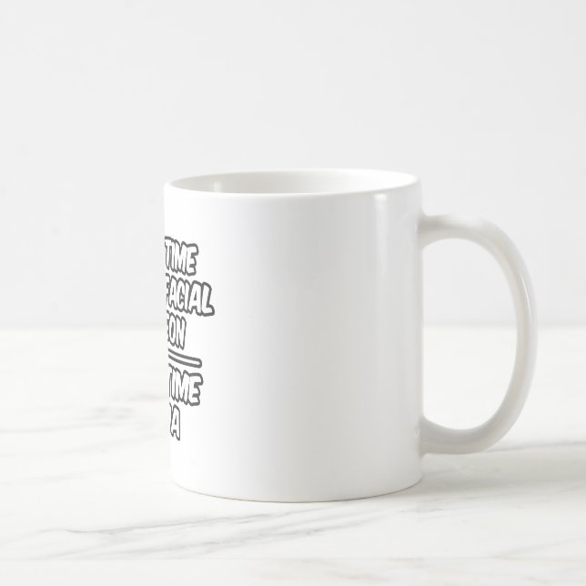 Deltid Maxillofacial Surgeon... Fullt-Time Ninja Kaffemugg (Höger)