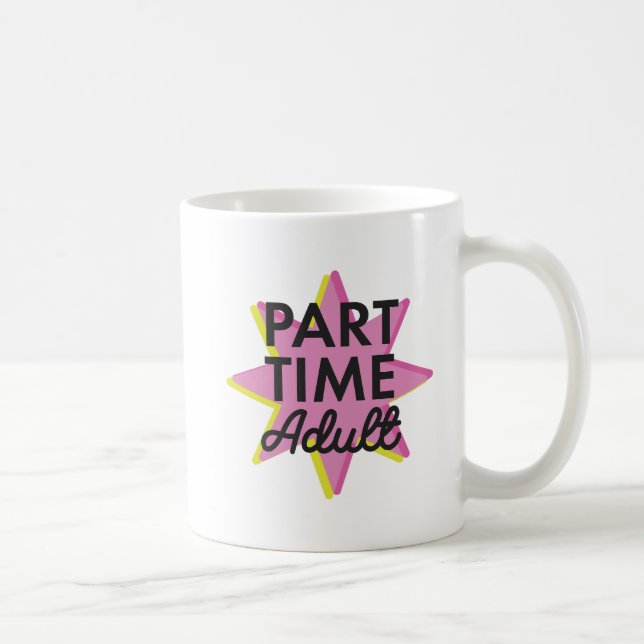 Deltids vuxen kaffemugg (Höger)