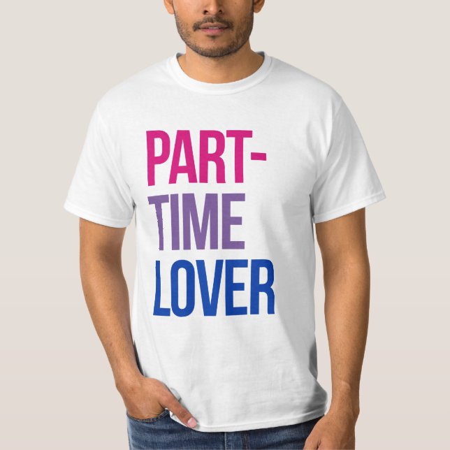 Deltidsälskare T Shirt (Framsida)
