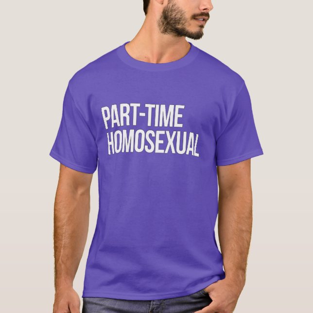 Deltidsälskare T Shirt (Framsida)