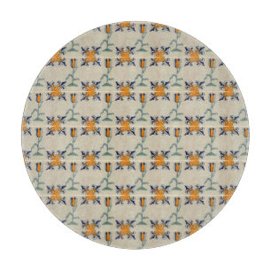 Deltplattan Repro Traditional Gult Tulip Delft Til