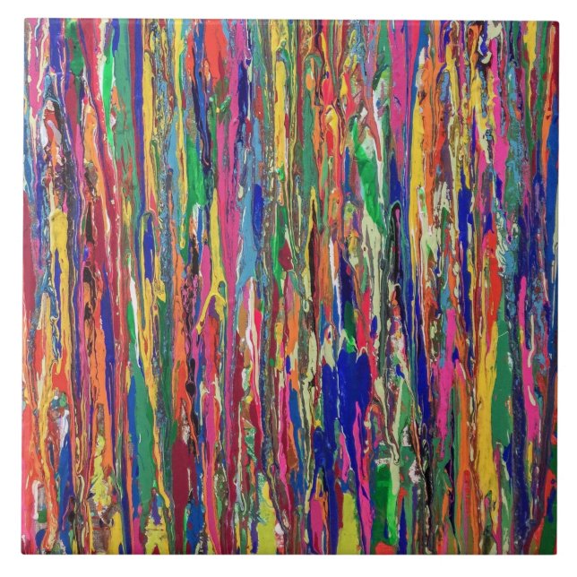 Deluge 6 x 6 keramiska plattor kakelplatta (Framsidan)