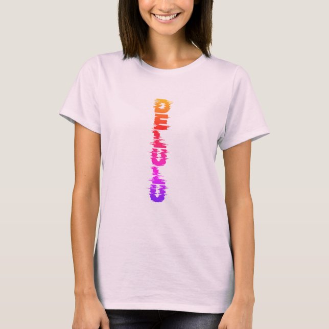 Delulu är Solulu - Funny Aesthetic T Shirt (Framsida)
