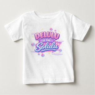 Delulu Är Solulu – Sött Kawaii Estetik T Shirt