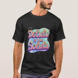 Delulu är Solulu T-Shirt - Spelande Y2K-Inspire