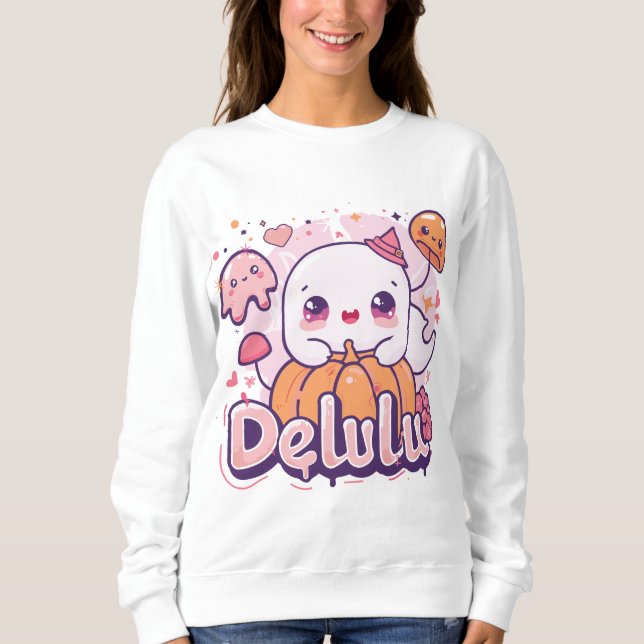 Delulu | ExDesigner | Halloween T Shirt (Framsida)