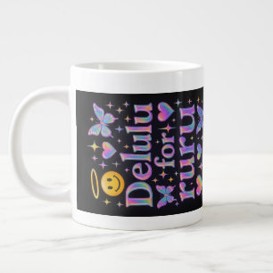 Delulu for ruru (real) - Sideways Jumbo Mugg