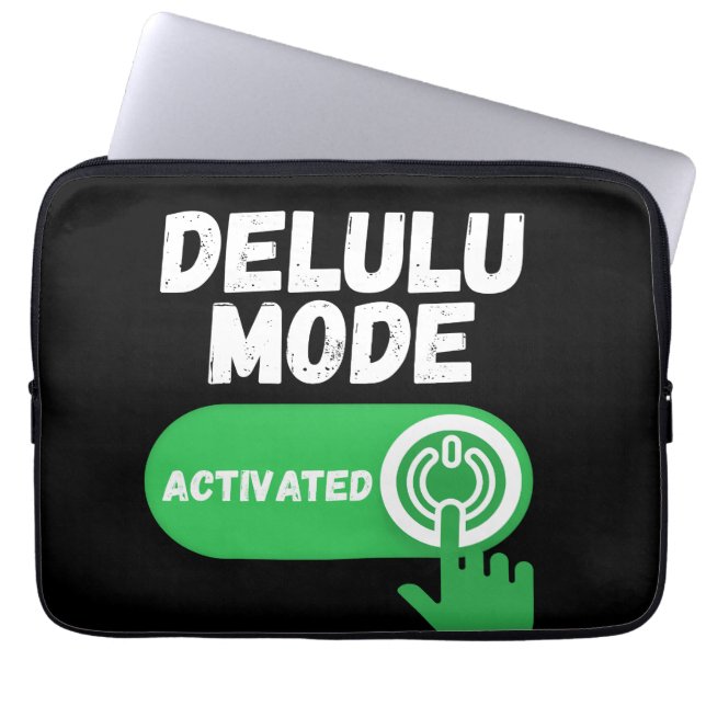 Delulu Mode Activated | Funny Gen Z Laptop Fodral (Framsidan)