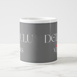 Delulu stämningar, sött flickaktigt present till h jumbo mugg