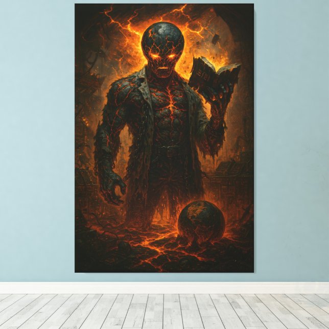 DELUSION Canvas Print (Insitu (trägolv))