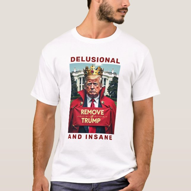 Delusionär och förståndig utveckling t shirt (Framsida)