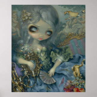 Delusioner av Grandeur ART PRINT Rococo Gothic Art Poster