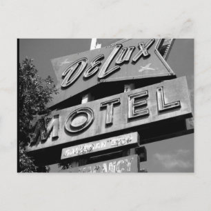 Delux motel-vykort vykort