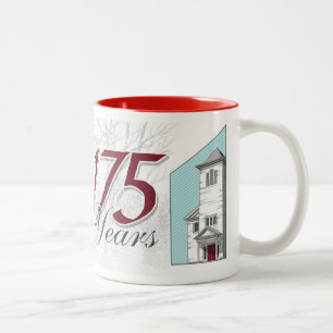 Deluxe 175. årsdagkaffemugg Två-Tonad mugg