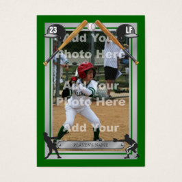 Deluxe beställnings- baseballkort visitkort