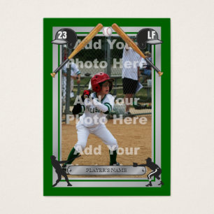 Deluxe beställnings- baseballkort visitkort