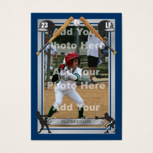 Deluxe beställnings- baseballkort visitkort