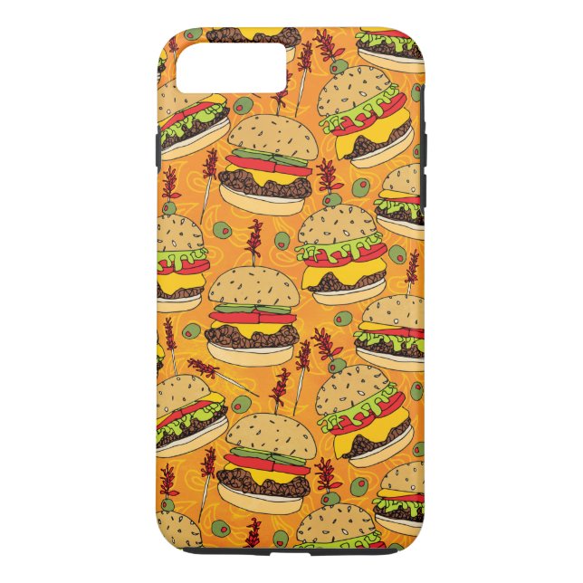 Deluxe Cheeseburger Case-Mate iPhone Skal (Baksida)