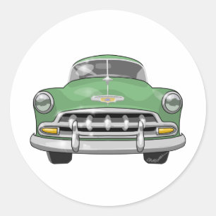 Deluxe Chevrolet 1952 Runt Klistermärke