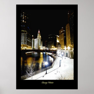 Deluxe Chicago vinteraffisch Poster