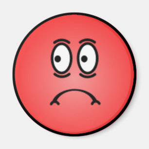 Deluxe enfaldiga smiley face magnet