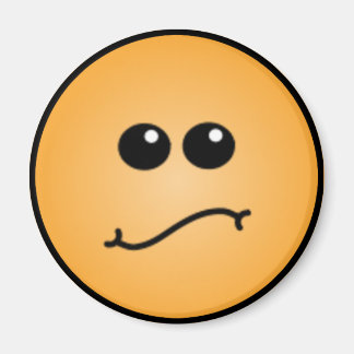 Deluxe Fånig ansikte Magnet