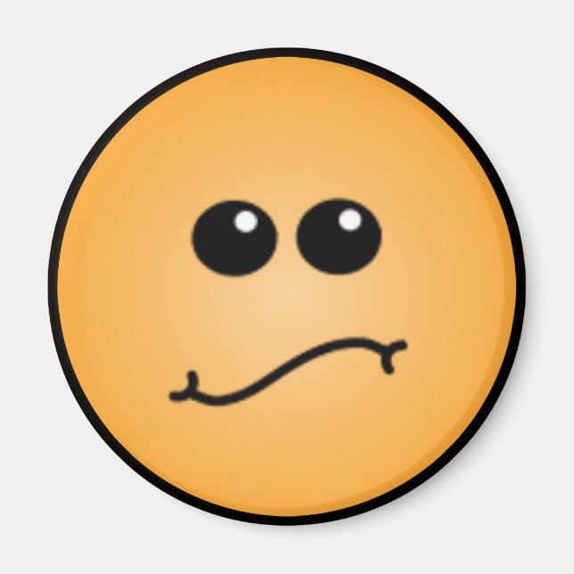 Deluxe Fånig ansikte Magnet (Framsidan)