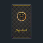 Deluxe Guld Monogram Pharmacist Affärskort Visitkort<br><div class="desc">Deluxe Guld Monogram Pharmacist Affärskort.</div>