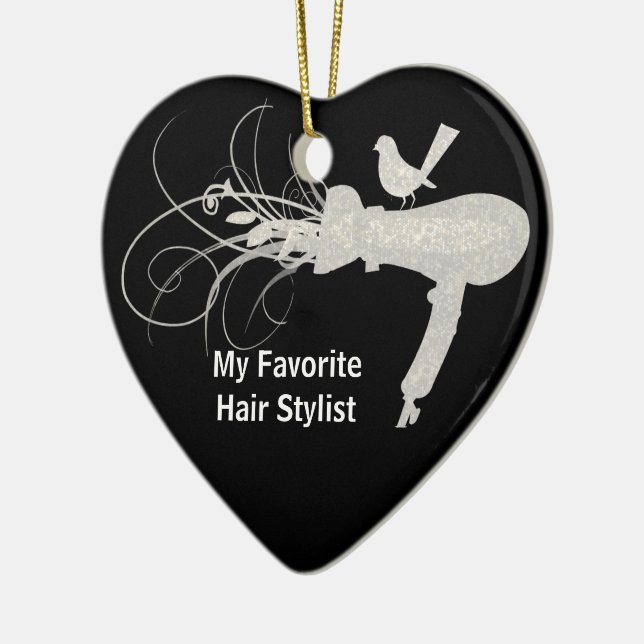 DeLuxe gullig tork för hår för salong för Julgransprydnad Keramik (Vänster)