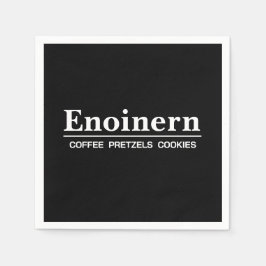 Deluxe Office Party Black Pappersservett