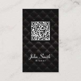 Deluxe QR kodifierar fastighetmäklarevisitkorten Visitkort