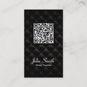 Deluxe QR kodifierar musiklärarevisitkorten Visitkort