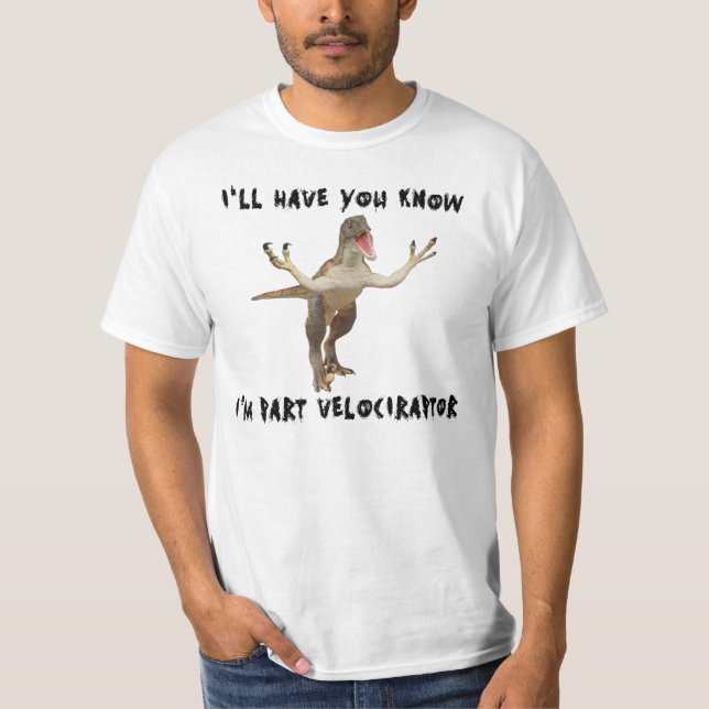 DelVelociraptor! T Shirt (Framsida)