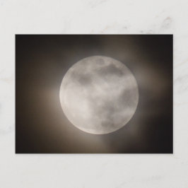 Delvis Clouely Full Moon, Ohio Vykort