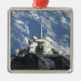 Delvis visning av Space Shuttle Atlantis Julgransprydnad Metall