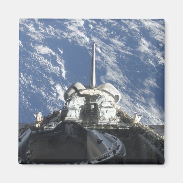 Delvis visning av Space Shuttle Atlantis Magnet (Framsidan)