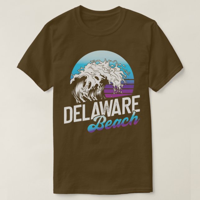 Delware Beach T Shirt (Design framsida)