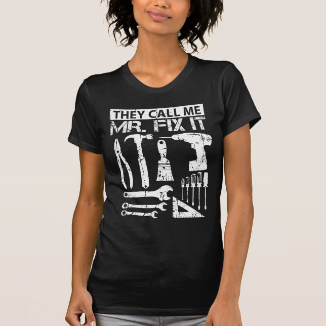 Dem appell mig Herr knipa det rolig T Shirt (Framsida)