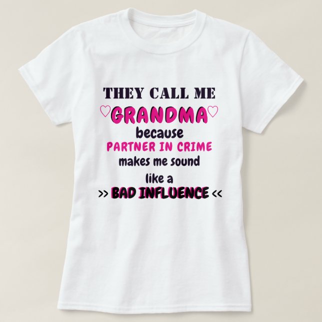 DEM APPELL MIG MORMOR/PARTNER - IN - brotts- T Shirt (Design framsida)