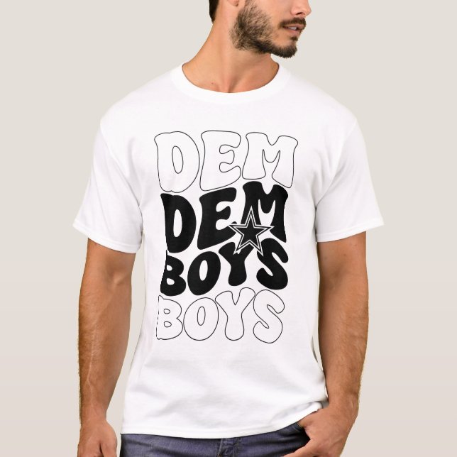 Dem Boys Grafisk T-Shirt (Framsida)