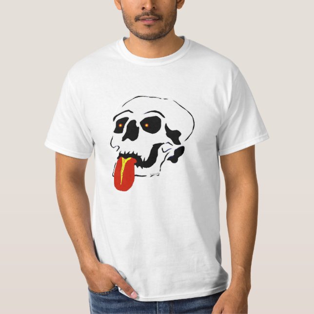 Dem Stress die Zunge raus!  T Shirt (Framsida)