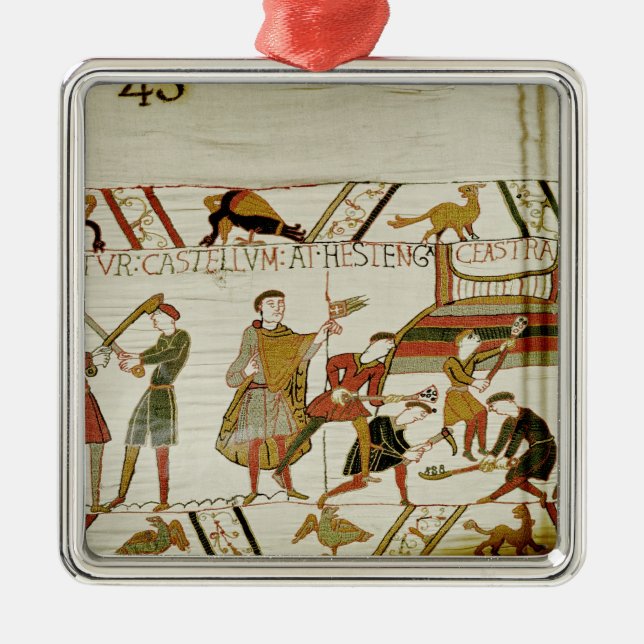 Dem tankeskapelse befästningarna julgransprydnad metall (Framsidan)