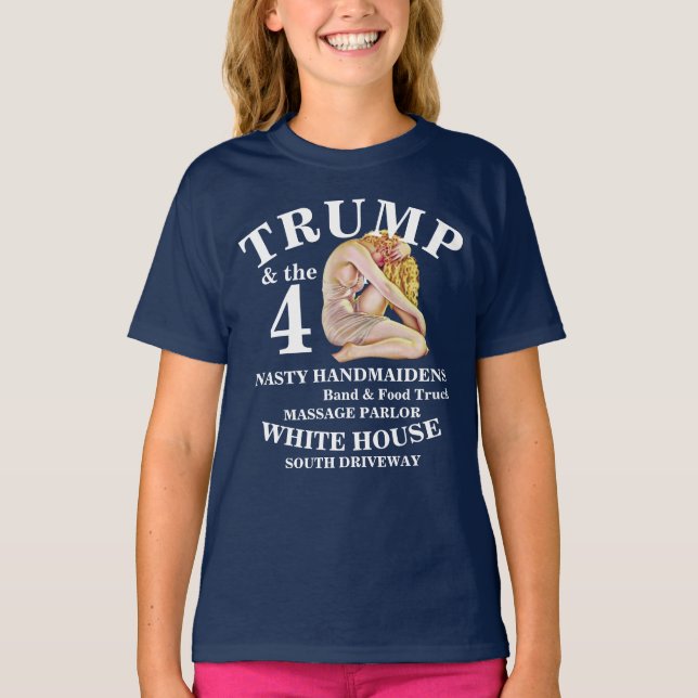 DEM TRUMPS GLAD FINISH MASSAGEHUS MATLASTBIL T SHIRT (Framsida)