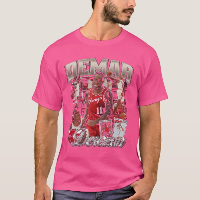 Demar Derozan Vintage Bootleg T Shirt (Framsida)