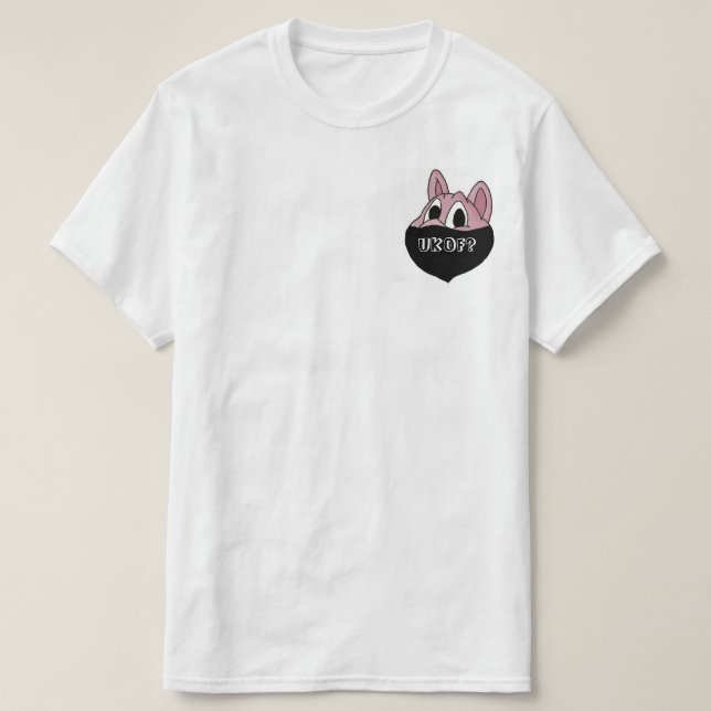 demaskerad gris tröja (Design framsida)