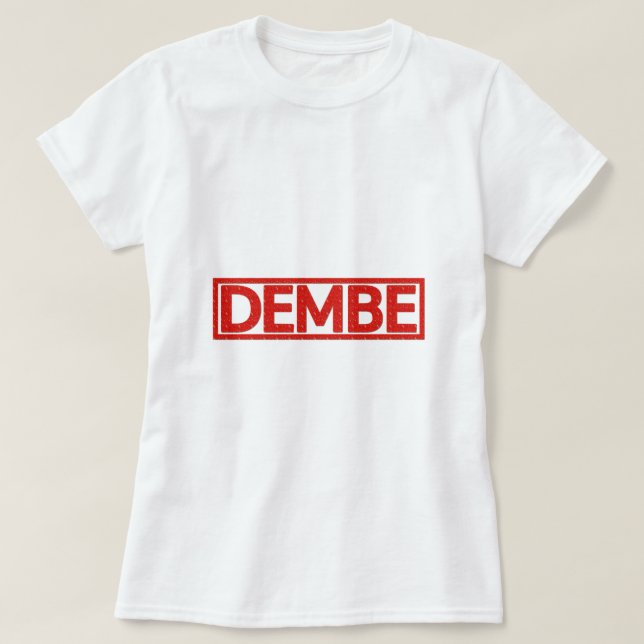 Dembe frimärke t-shirt (Design framsida)
