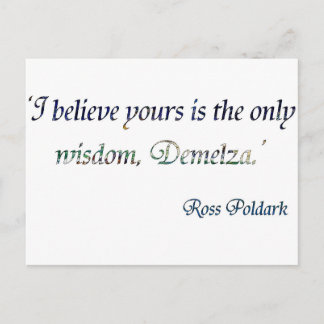 Demelza Poldark Vykort