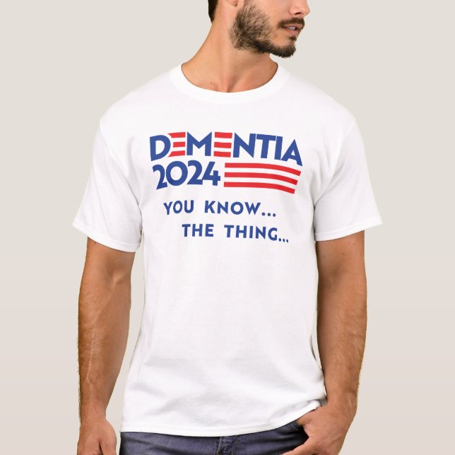 Demens 2024: Du känner sak T Shirt (Framsida)